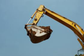 Mountain view pool removal in progress